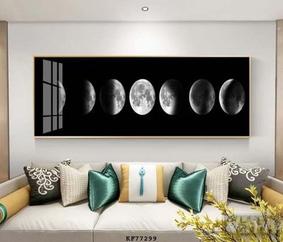 File ảnh File tranh hiện đại pha lê gương KF77299 (gốc) in decal dán tường