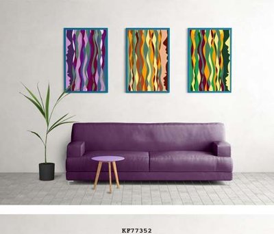 File ảnh File tranh hiện đại pha lê gương KF77352 (gốc) in Hiflex