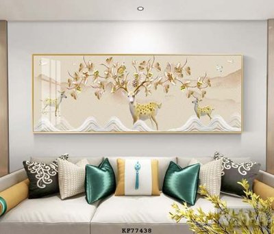 File PSD File tranh hiện đại pha lê gương KF77438 (bản gốc) cho nhà in