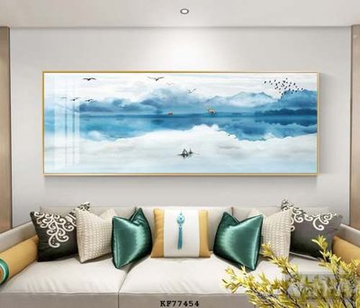 File gốc File tranh hiện đại pha lê gương KF77454 (ảnh chi tiết) để in trần