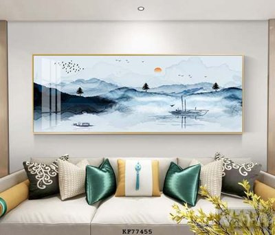 File gốc File tranh hiện đại pha lê gương KF77455 (cho in ấn) độc quyền