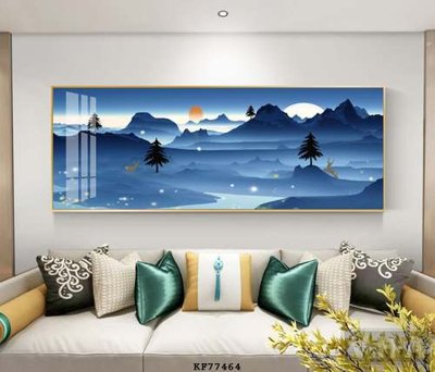 Ảnh gốc File tranh hiện đại pha lê gương KF77464 (siêu chi tiết) để in ấn