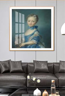 File tranh File tranh hiện đại pha lê gương KF77465 (gốc) chủ đề động vật