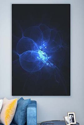 File in trần File tranh hiện đại pha lê gương KF77492 (file gốc) xuyên sáng