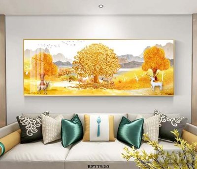 Ảnh gốc File tranh hiện đại pha lê gương KF77520 (độ nét cao) in mica