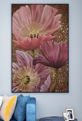 File gốc File tranh hiện đại pha lê gương KF77525 (chuẩn màu) cho in offset