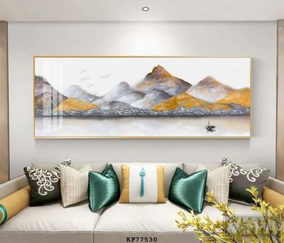 File tranh File tranh hiện đại pha lê gương KF77530 (bản gốc) in lụa 3D
