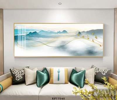 File gốc File tranh hiện đại pha lê gương KF77540 (in lụa) chi tiết cao