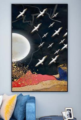 Tải file gốc File tranh hiện đại pha lê gương KF77545 (để in lụa)