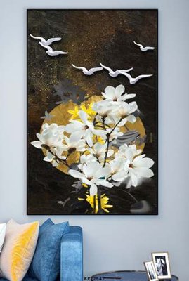 File tranh File tranh hiện đại pha lê gương KF77547 (ảnh gốc) in trần xuyên sáng