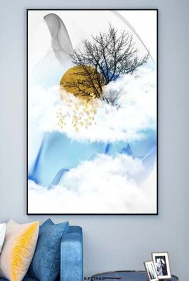 File gốc File tranh hiện đại pha lê gương KF77560 (phong cách) châu Âu