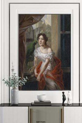 File gốc File tranh hiện đại pha lê gương KF77585 (in mica) làm quà tặng