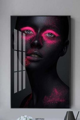 File ảnh File tranh hiện đại pha lê gương KF77592 (gốc) cho trang trí nhà hàng