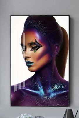 File tranh File tranh hiện đại pha lê gương KF77593 (bản gốc) treo tường