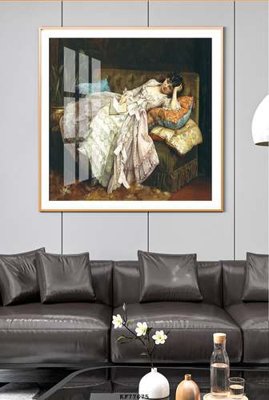 File ảnh File tranh hiện đại pha lê gương KF77675 (gốc) trang trí khách sạn