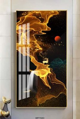 Download file gốc File tranh hiện đại pha lê gương KF77683 (in mica) logo