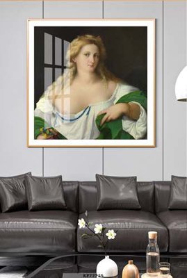 File tranh in trần 3D File tranh hiện đại pha lê gương KF77725 (ảnh gốc)