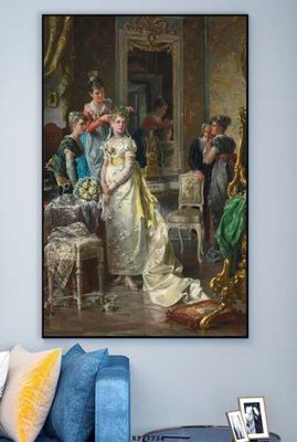 File in trần File tranh hiện đại pha lê gương KF77734 (bản gốc) mây trời