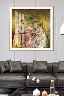 File PSD File tranh hiện đại pha lê gương KF77780 (gốc) tách lớp chi tiết