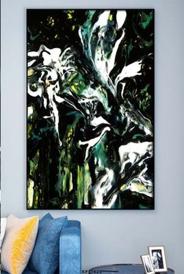 File tranh gốc File tranh hiện đại pha lê gương KF77829 (bản quyền) Filetranh.com