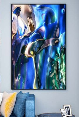 File in trần File tranh hiện đại pha lê gương KF77866 (file gốc) xuyên sáng