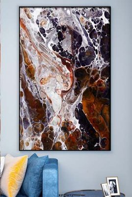 File tranh File tranh hiện đại pha lê gương KF77872 (gốc) phong cách tối giản