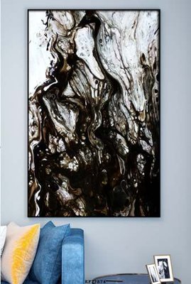 File gốc in tráng gương File tranh hiện đại pha lê gương KF77874 chi tiết