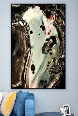 File in trần File tranh hiện đại pha lê gương KF77877 (bản gốc 3D) sống động