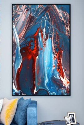 Hình ảnh file gốc File tranh hiện đại pha lê gương KF77894 cho in UV