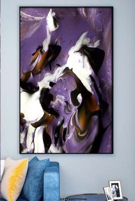 File gốc File tranh hiện đại pha lê gương KF77905 (in ấn) không giới hạn