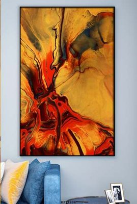 File gốc in ấn File tranh hiện đại pha lê gương KF77908 độ phân giải cao