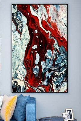 File ảnh File tranh hiện đại pha lê gương KF77923 (gốc) in poster