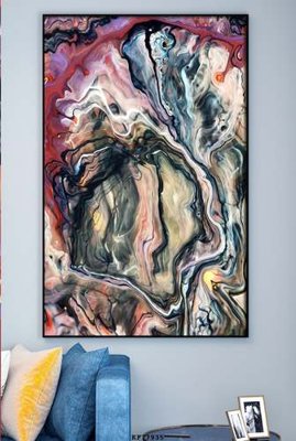 Cung cấp file tranh gốc File tranh hiện đại pha lê gương KF77935 độc quyền