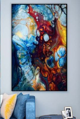 File gốc File tranh hiện đại pha lê gương KF77936 (bản quyền) cho in ấn