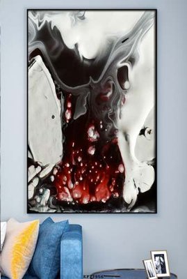 Download file gốc File tranh hiện đại pha lê gương KF77956 (in mica) trong suốt