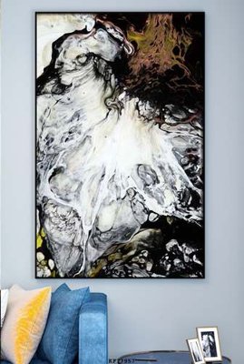 File gốc in ấn File tranh hiện đại pha lê gương KF77957 chuẩn màu CMYK