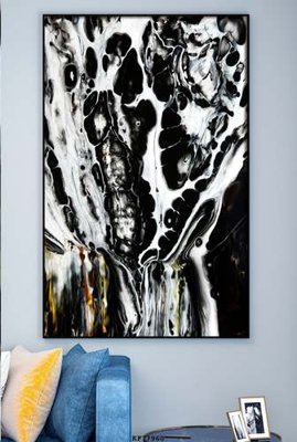 File tranh File tranh hiện đại pha lê gương KF77960 (gốc) chủ đề trừu tượng