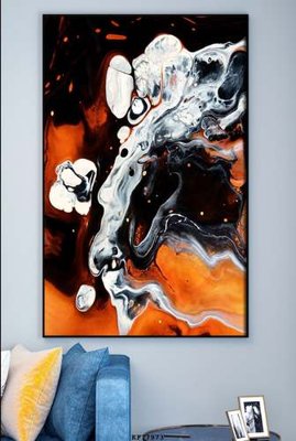 Download file gốc File tranh hiện đại pha lê gương KF77973 (in mica) trang trí