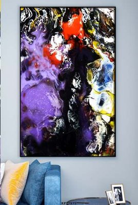 Tải file gốc File tranh hiện đại pha lê gương KF77975 (bản PSD) còn layer