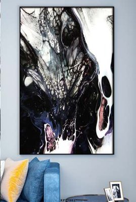 File gốc File tranh hiện đại pha lê gương KF77981 (in ấn) không giới hạn