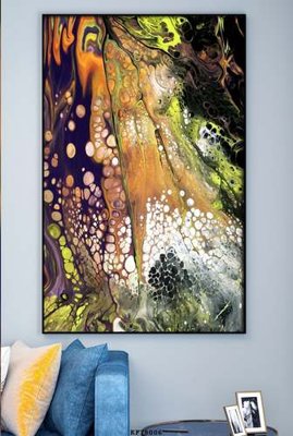 File PSD File tranh hiện đại pha lê gương KF78006 (chất lượng in ấn)