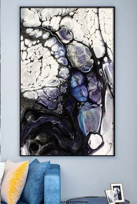 Download file File tranh hiện đại pha lê gương KF78013 (gốc) in mica bàn thờ