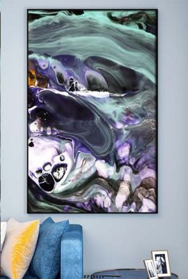 File in ấn File tranh hiện đại pha lê gương KF78029 (bản gốc) chất lượng cao