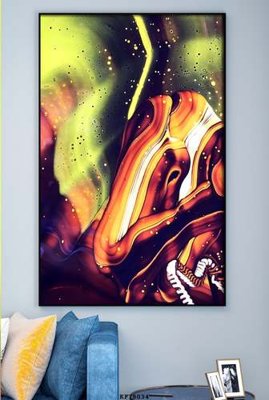 Tải file File tranh hiện đại pha lê gương KF78034 (PSD) cho in ấn quảng cáo