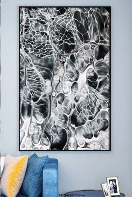 File ảnh File tranh hiện đại pha lê gương KF78038 (gốc) in backdrop sự kiện