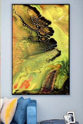 File tranh in tráng gương File tranh hiện đại pha lê gương KF78075 (siêu nét)