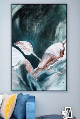 File tranh PSD File tranh hiện đại pha lê gương KF78090 chất lượng cao