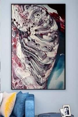 File PSD File tranh hiện đại pha lê gương KF78116 (bản gốc) đã tách nền