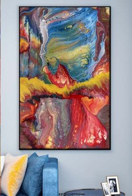 File gốc File tranh hiện đại pha lê gương KF78120 (PSD/TIFF) độ phân giải cao