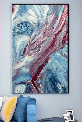 File ảnh File tranh hiện đại pha lê gương KF78126 (gốc) in decal dán tường